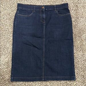Eileen Fisher denim skirt size 8